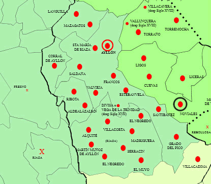 sexmos Segovia - Ayllon - Noviales
